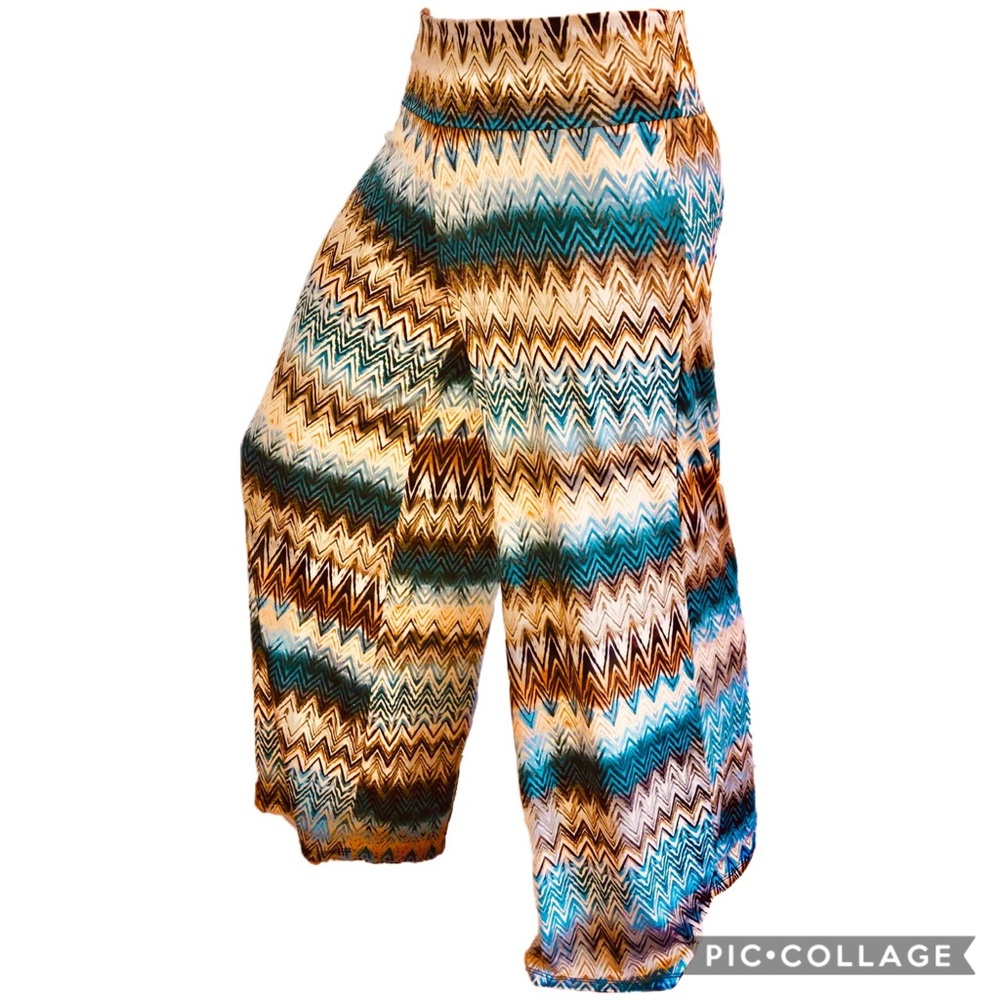 PALAZZO Zigzag PANTS Zac & Rachel S - Picture 4 of 7